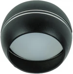 Светильник встраиваемый-накладной. Sotto DLC-S614 GX53 BLACK/SILVER (220V, круглые)