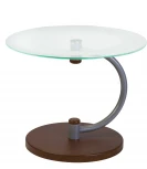 Стол журнальный Дуэт 13Н металлик/ср.-кор/прозр. от фабрики Mebelik