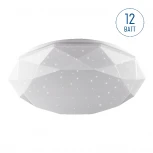 Светодиодный светильник потолочный 12Вт 4000K Lumin'arte Kvazar C10LLS12W