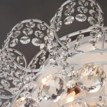 Потолочная люстра Eurosvet Charm 16017/9 белый с серебром