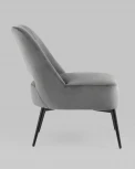Кресло Stool Group лаунж Бостон велюр тёмно-серый УТ000035316