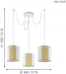 Подвесной светильник Eglo Arnhem 43403 (220V, на проводе)