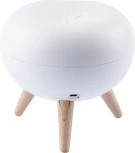 Ночник светодиодный с выключателем регулировкой яркости и зарядкой от USB ЭРА NLED-467-1W-W