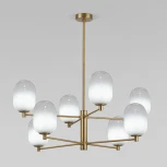Потолочная люстра на штанге Eurosvet Loona 60161/8 латунь (220V)