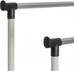 Вешалка JET Tetchair (Черный,Светло-серый,Хром).