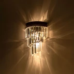 Настенный светильник каскадный Citilux Мартин CL332431 (220V, хрусталь)