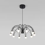 Подвесная люстра Eurosvet Ragno 90034/10 LED черный (220V, на проводе, шарики)
