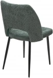 Стул LONDON UF998-11 малахит, букле / черный каркас / Товарный знак DISAUR
