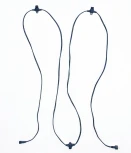 Комплект подключения с 3 коннекторами 24V, Длина 3м, Провод Черный ПВХ