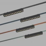 Трековый светильник Downlight 48V Denkirs Belty Grill DK5571-BK (LED)