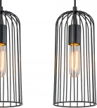 Подвесной светильник Escada Phoenix 10198/3S 3х60Вт Е27, металл, черный (220V, на проводе)