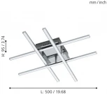 Потолочная люстра Eglo Lasana 1 95568