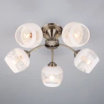 Потолочная люстра Eurosvet Cheryl 30118/5 античная бронза