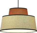 Подвесной светильник ST Luce Jackie SL1354.423.01 Черный/Кирпичный,Бежевый, Черный E27 1*40W