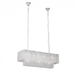 Подвесная люстра каскадная Vitaluce V5319-9/15 (220V, хрусталь, на цепи)