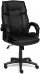 Кресло OREON кож/зам, черный/черный перфорированный, 36-6/36-6/06 Tetchair 10122