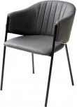 Стул DILL RU-08 антрацит/ черный каркас