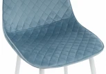 Стул Woodville на металлокаркасе Capri blue / white 11840