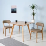 Стол R-Home Лунд квадратный 960*960 бук-белый