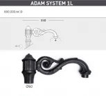 Наземный фонарь Fumagalli Simon U33.208.M10.AXH27 (220V, IP55)