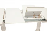 Стол раскладной Siena ( SA-T6EX2L ) ivory white (слоновая кость 2-5) (дерево гевея/мдф)