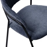 Стул Turin бирюзовый с золотыми ножками