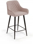 Стул полубарный Robert, бархат пепельно-бежевый 25 Top Concept ROBERT 76775