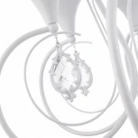 Подвесная люстра Arte Milano AM349920 349920/8 WT (220V, подвески, на цепи, подсвечник, свеча)