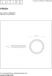 Потолочный светильник Lucide Fresh 79158/01/31
