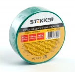 Изолента 013х19мм 10м зеленая Stekker 39906