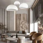 Подвесной светильник Loft It Stone 10252/600 White (220V, на проводе, круглые)