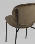 Стул велюр коричневый Stool Group УТ000035319