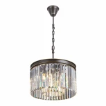 Подвесная люстра Citilux Мартин CL332081 (220V, хрусталь, на цепи, круглые)
