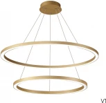 Подвесной светильник Crystal Lux FORTUNA SP123W LED GOLD (220V, пульт управления, на тросе)