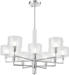 Потолочная люстра на штанге Crystal Lux Maestro SP-PL5+5 CHROME (220V)