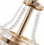 Подвесная люстра хрустальная на штанге Arte Milano Sorrento-1009 371009/1/50/200 GD (220V)