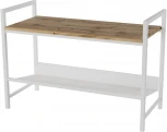 Скамья для прихожей Калифорния Хигс СКП01 ЛДСП Дуб вотан/Белый от фабрики Калифорния