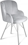 Стул Sheffilton SHT-ST39-1/S37 серое облако/хром лак от фабрики Sheffilton
