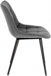 Обеденный стул La Forma (ex Julia Grup) Adam (Серый/ Металл,Пена,Сталь,Фанера)