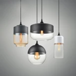 Подвесной светильник Nord A D18 Gray/Transparent ImperiumLoft Nord1 (190485-26) (220V, на проводе, круглые)