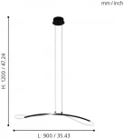Подвесной светильник Eglo Egidonella 99382 (LED, 220V, на проводе)