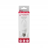 Лампочка светодиодная белая свеча E27 6W Thomson Candle TH-B2358