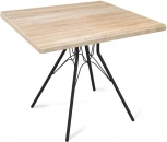 Стол SHT-TU34-P/80/80 МДФ черный муар/дуб сонома светлый Sheffilton SHT-TU34-P 8630026201