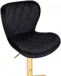 Барный стул Woodville Porch black / golden 15506