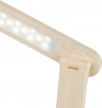 Офисная настольная лампа светодиодная складываемая с регулировкой цветовой температуры и яркости зарядка от USB ЭРА NLED-495-5W-BG (сенсорный выключатель)