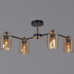 Потолочная люстра на штанге Reluce 01606-0.3-04 BK+FGD (220V)