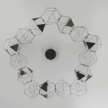 Подвесной светильник светодиодный Eurosvet Uma 90369/15 черный жемчуг (220V, на тросе)