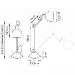 Интерьерная настольная лампа Lightstar Loft 865917