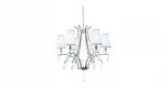 Подвесной светильник Lumina Deco Glamour LDP 66247-6 WT+CHR