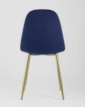 Стул Stool Group Валенсия велюр синий золотые ножки УТ000003336
